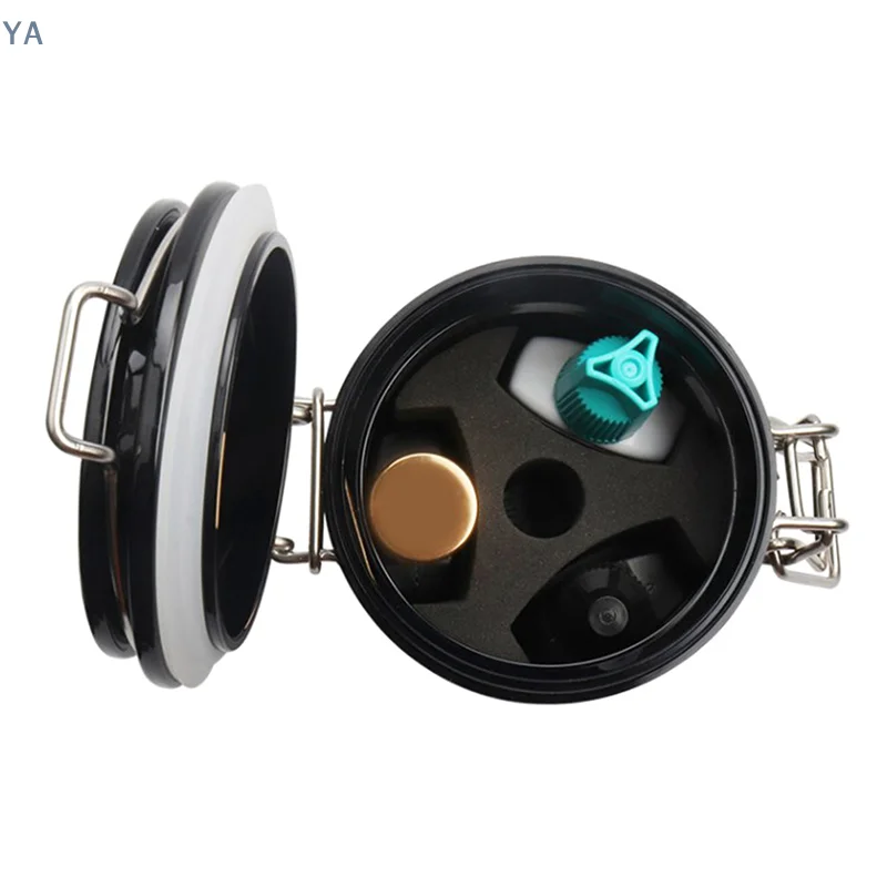 

[YA]Eyelash Glue Storage Tank Individual Adhesive Stand Eyelash Extension Activated Sealed Storage Jar Container Makeup Tools