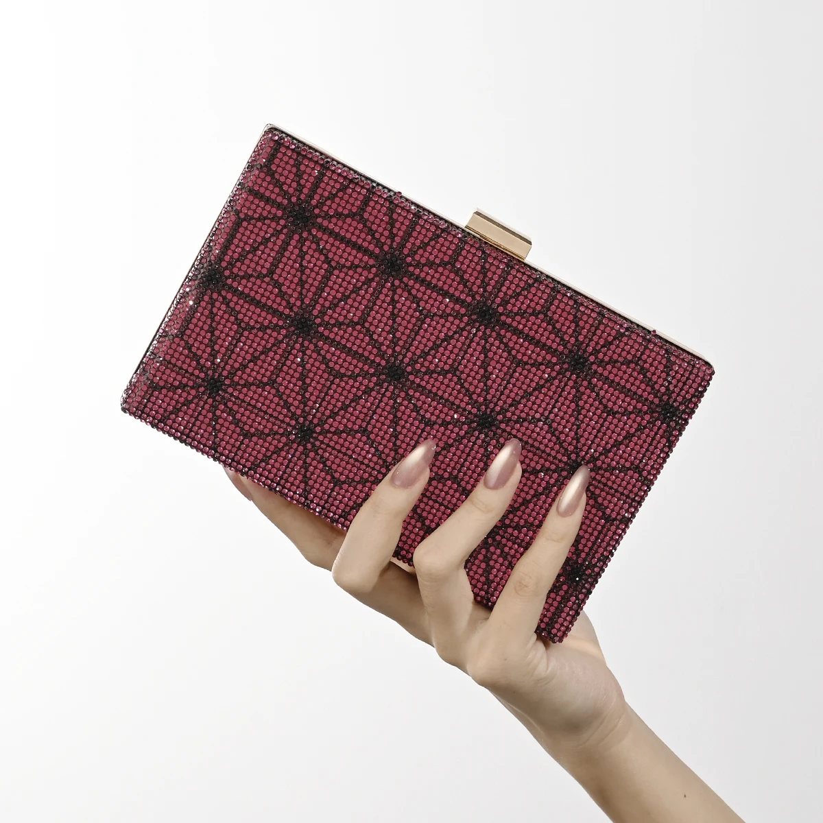 

Новая вечерняя сумка-клатч 2026 года с бриллиантами, элегантная женская маленькая квадратная сумочка для вечеринок