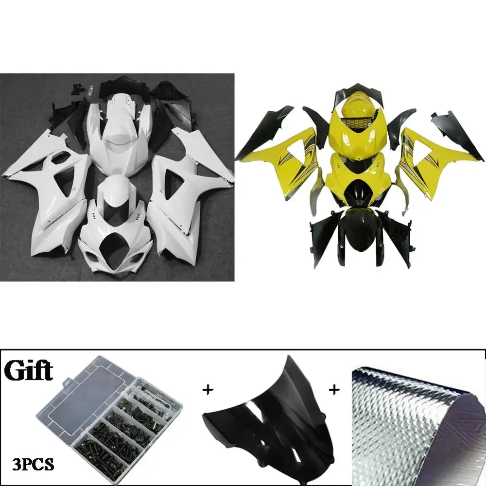 

ABS Motorcycle Bodywork Set Fairing Kit For Suzuki GSX-R 1000 GSXR 2007 - 2008