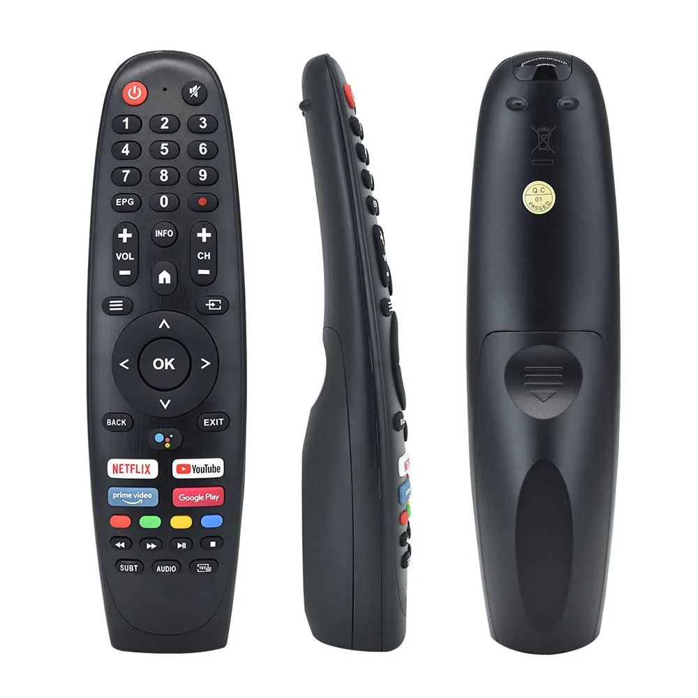 New Voice Remote Control SMART TECH For ARRQW RO-75LEG RO-50LEG RO-55LEG RO-65LEG 4K UHD Android Smart Tv