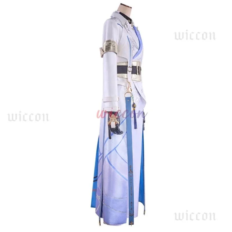 الحب والفضاء العميق Xavier Lumiere تأثيري حلي شعر مستعار متلألئ ضوء القمر موحدة أقراط حفلة الهالوين للنساء الرجال الدعائم