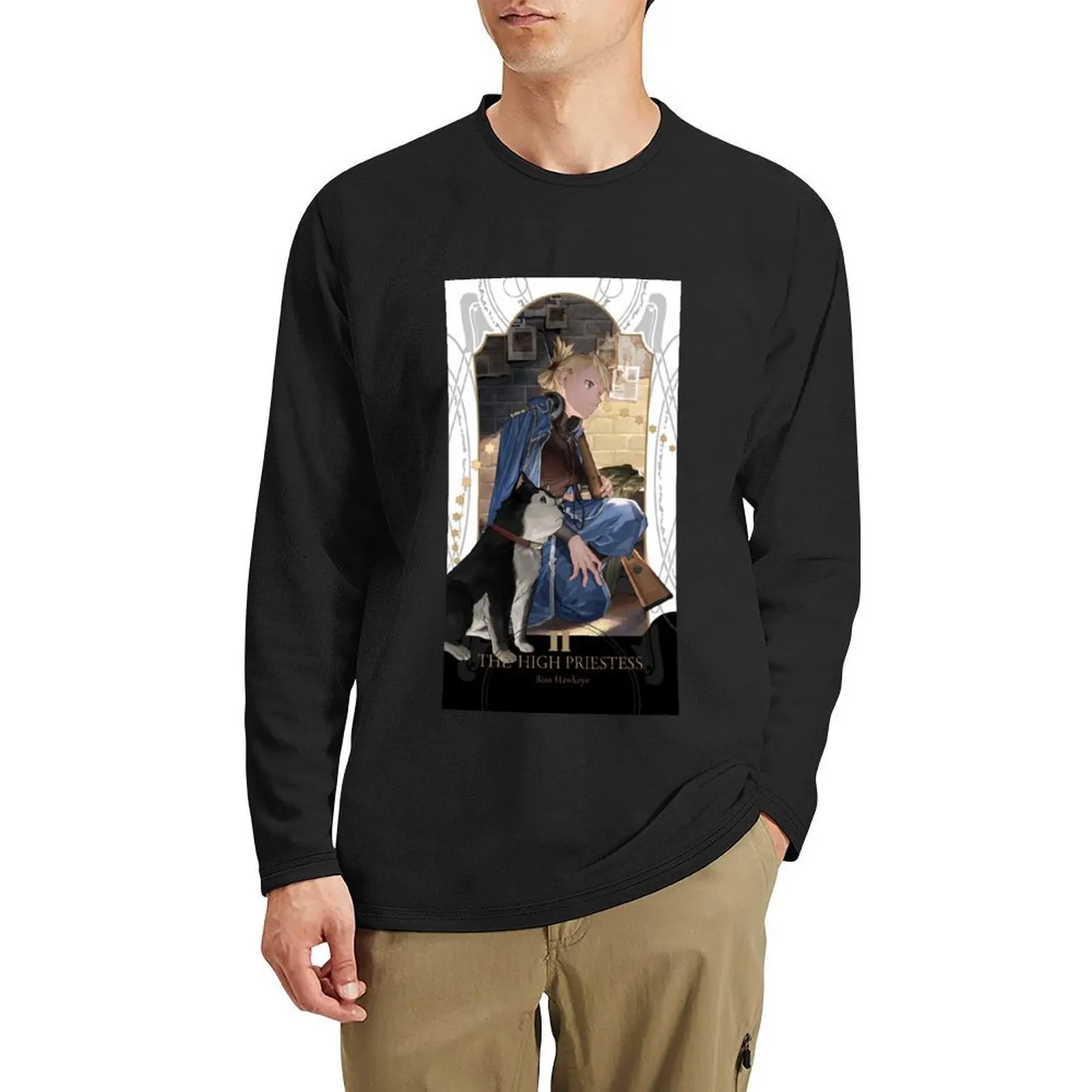 

Fullmetal Alchemist Brotherhood - Riza Hawkeye Long T-Shirt quick-drying t-shirt sublime t shirt clothes for men