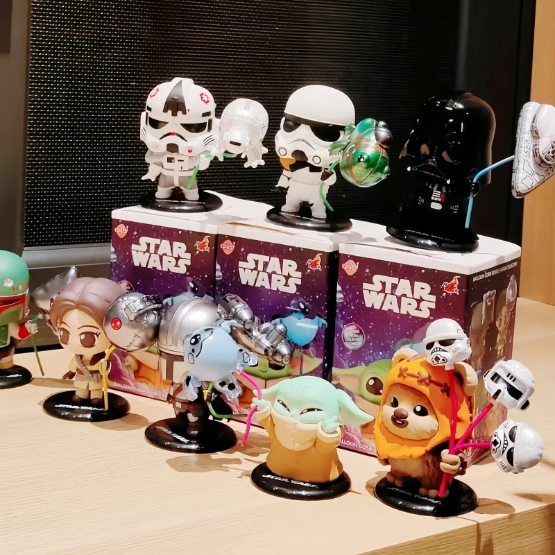 

New Hot Toys Original Star Wars Balloon Party Series Cosbi Blind Box Mini Doll Super Cute Balloon Shape Surprise Collection Gift