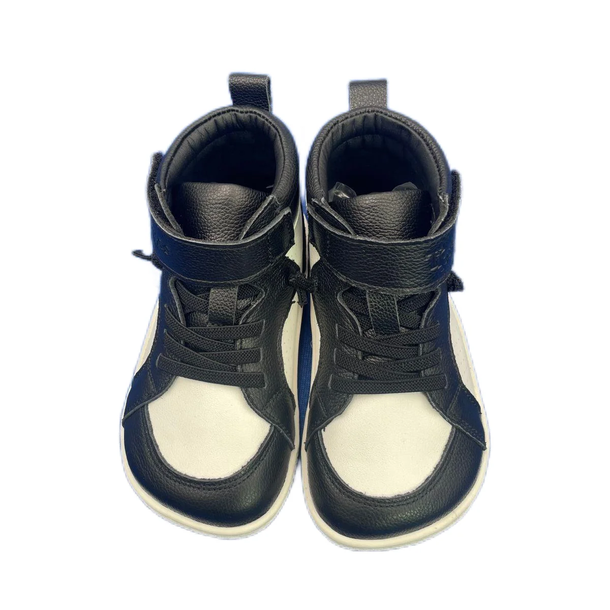 Tipsietoes Autumn Spring Genuine Leather Boots for Girls Boys Kids Barefoot Sneaker Leather Linning Light Weight Elastic Strape
