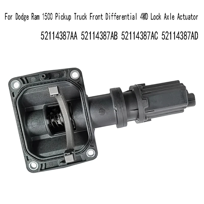 

For Dodge Ram 1500 Pickup Truck Front Differential 4WD Lock Axle Actuator 52114387AA 52114387AB 52114387AC 52114387AD