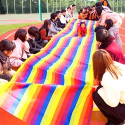 Kindergarten Outdoor Game Rainbow Slide Cloth Sensory Training Play Toddler Parent Child Interaction Fun Sports outdoor toys