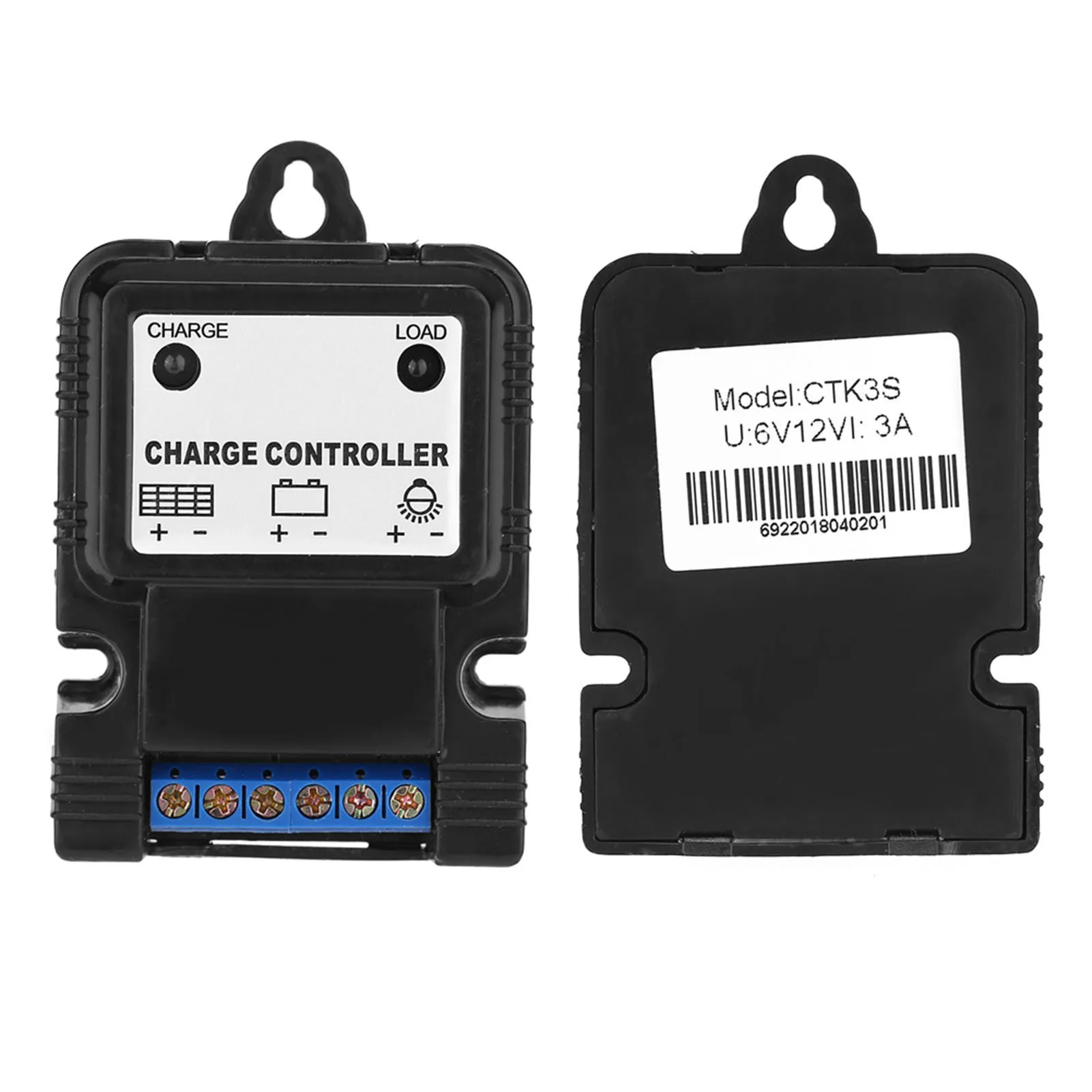 Solar Controller PWM 6V/12V 3A IP30 Portable Solar Panel Charger Controller Regulator with LED Indicator New