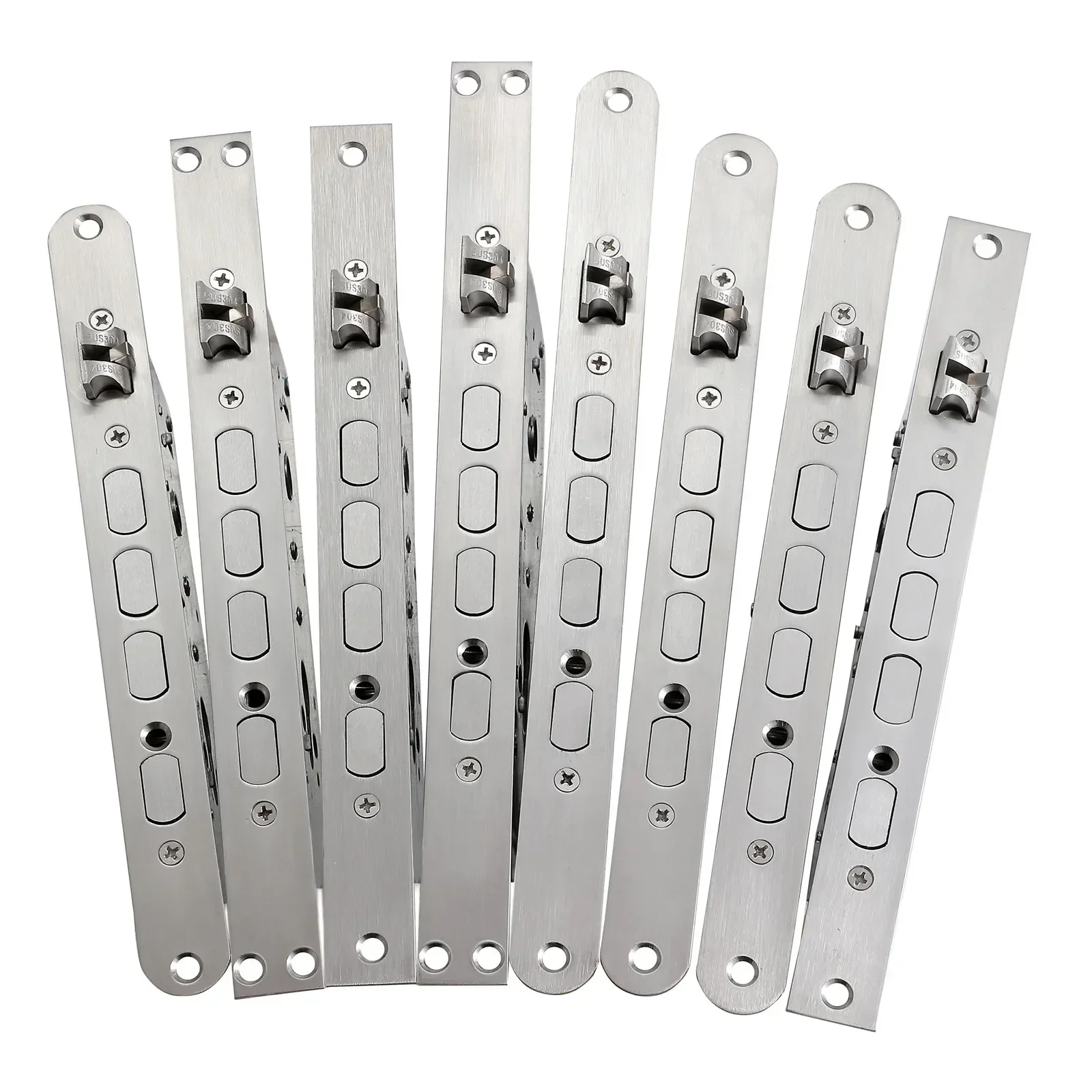 Smart Fingerprint Lock Body Security Door 24*240 Double Active Double Fast 250×260 Single Hole 280 Round Universal