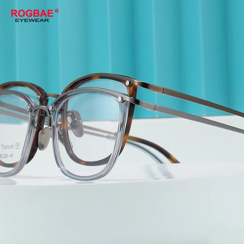 

2025 New Eyeglass Pure Titanium Eyewear Retro Glasses Frames Men Women Z1612 Eyeglasses Reading Brand Acetate Spectacles Frame