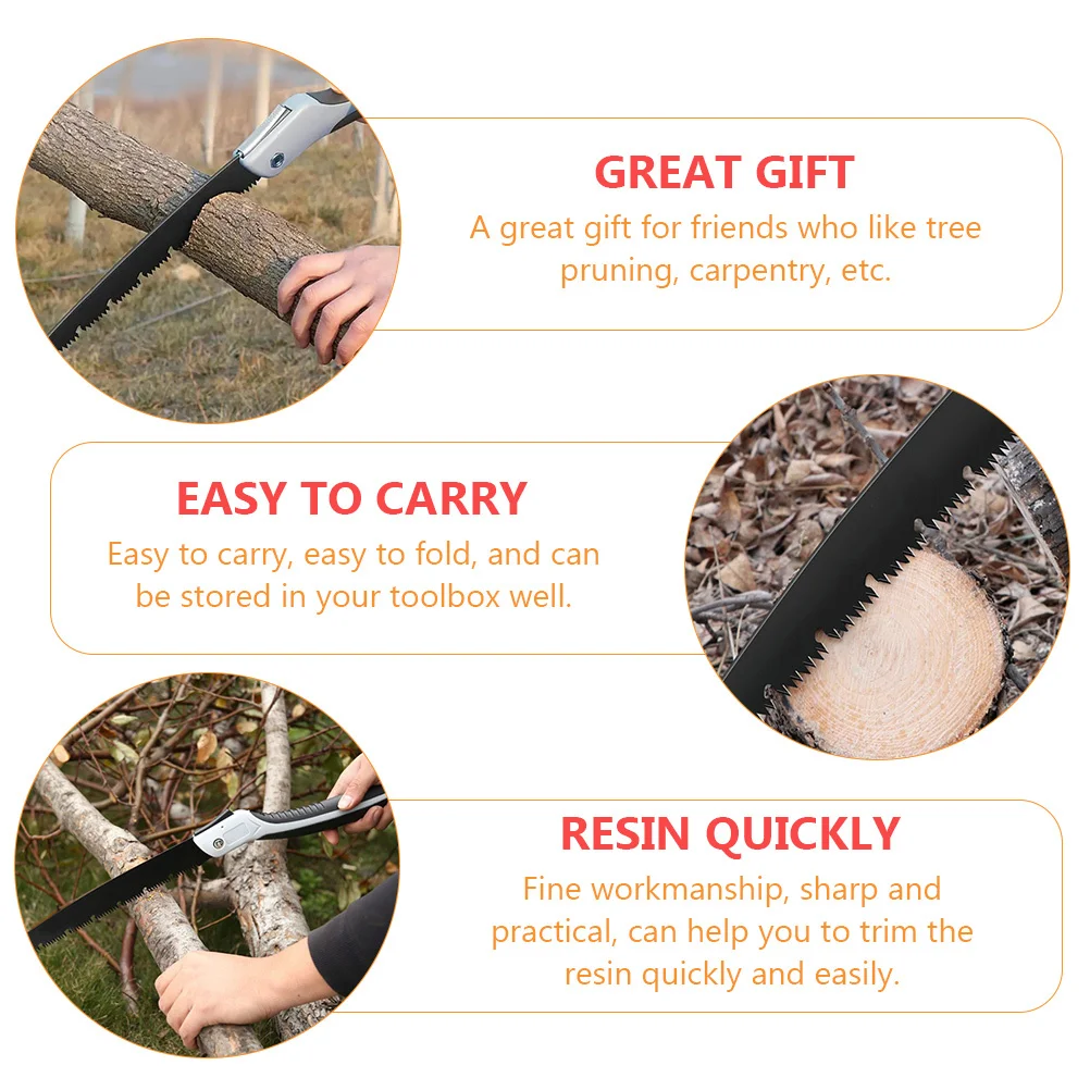 

Folding Handsaw for Woodworking Safe Materials Portable Design Great Gift Carpentry Friends Easy Storage Toolbox