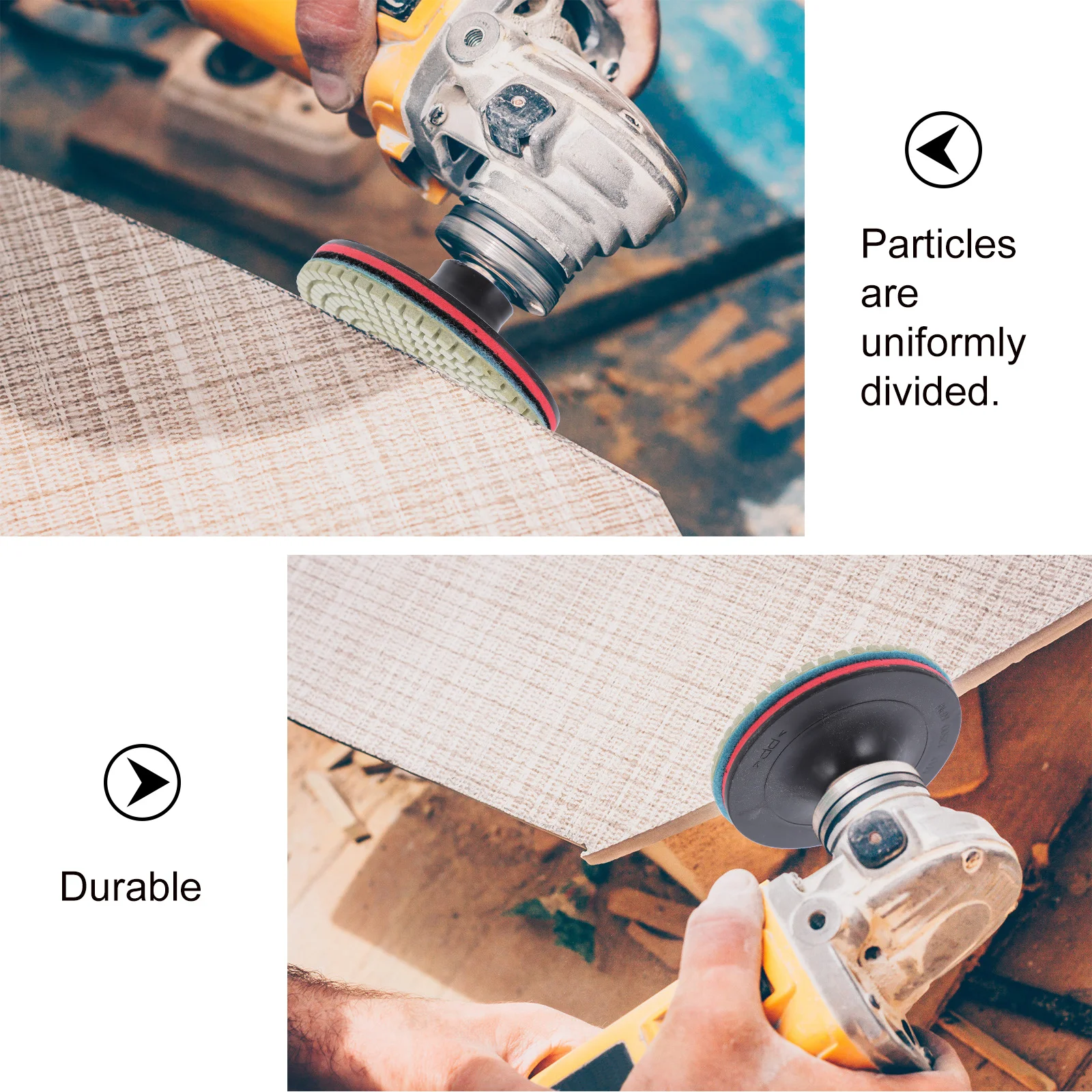 

8Pcs Diamond Polishing Disc Professional Wet Use Granite Marble Concrete Resin Sander Grinding Pad Polishing Disc