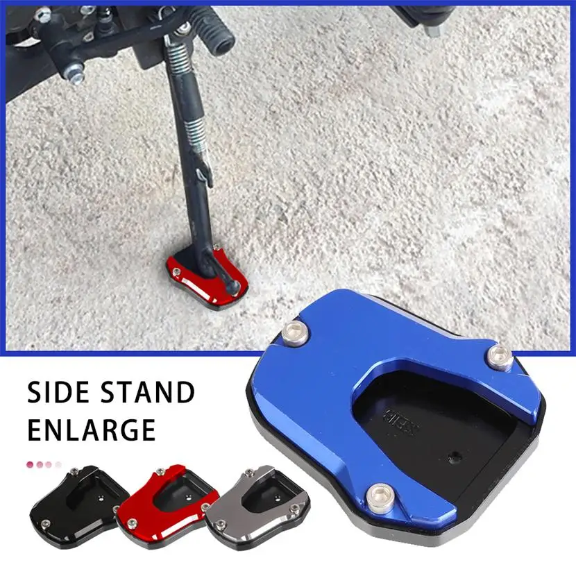 

2023 2023 FOR HONDA NX125 NS110R NBX100 EX125 Motorcycle CNC Kickstand Foot Side Stand Extension Pad Support Plate Enlarge