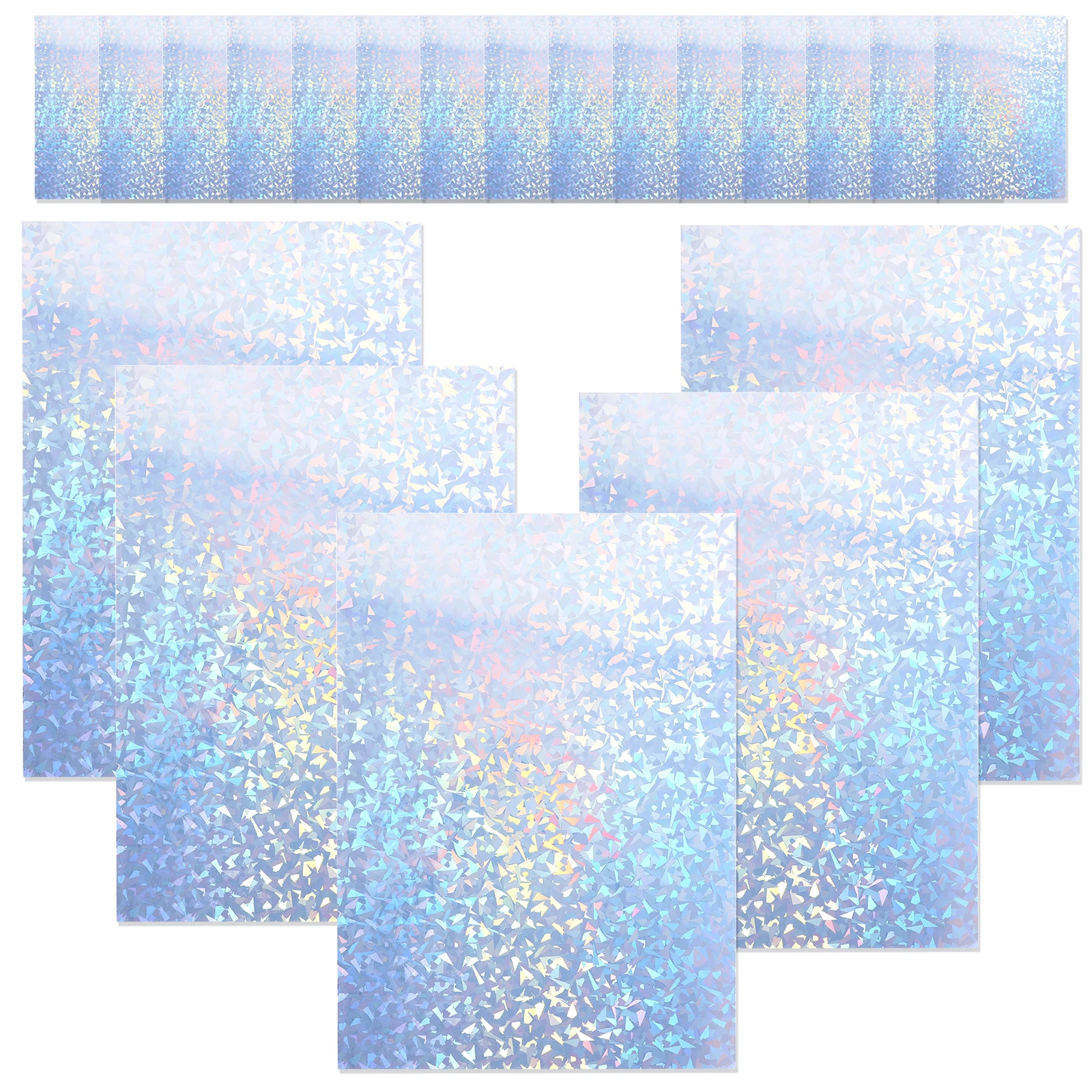 ورق طابعة ثلاثية الأبعاد 20 ورقة ملصق لاصق لامع لصياغة وضع العلامات متعددة الأغراض تستخدم ورق ثلاثي الأبعاد