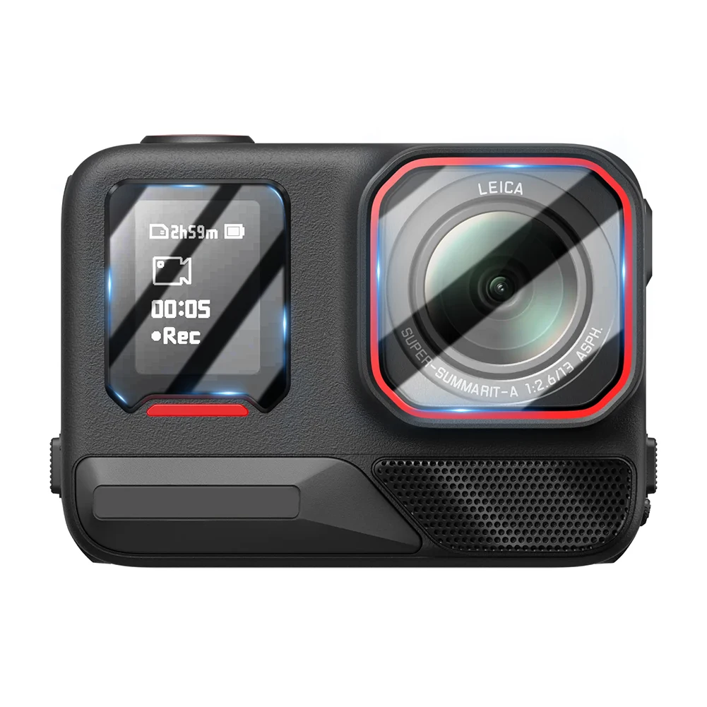 2 упаковки защитных пленки из закаленного стекла для Insta360 Ace Pro 2, защитная пленка для объектива 9H для Insta360 Ace Pro 2 Cam