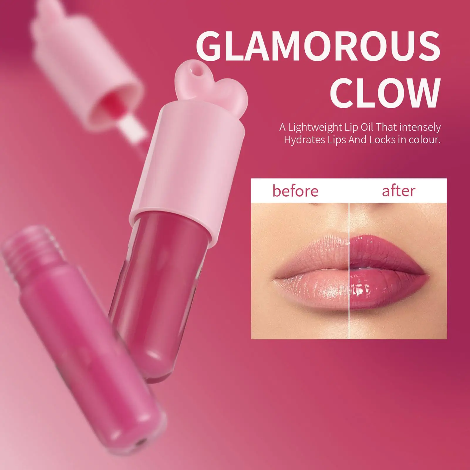 

Глазурь для губ Набор блесков для губ 3-х предметов Вседневное увлажнение Перламутровый макияж Масло для губ Увлажняющая помада Набор Красота Косметика Макияж