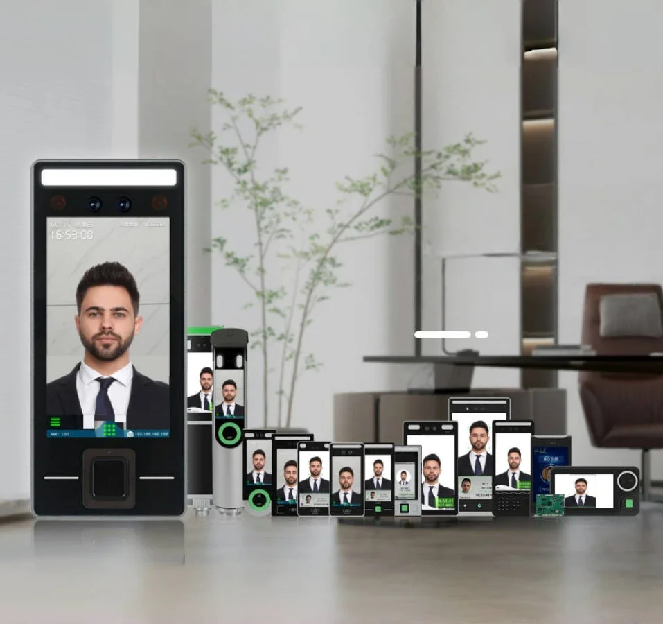 نظام التحكم في الوصول إلى الباب للتعرف على الوجه والراحة البيومترية مقاس 5 بوصة مع رؤية ليلية للتعرف على الوجه HTTP/MQTT