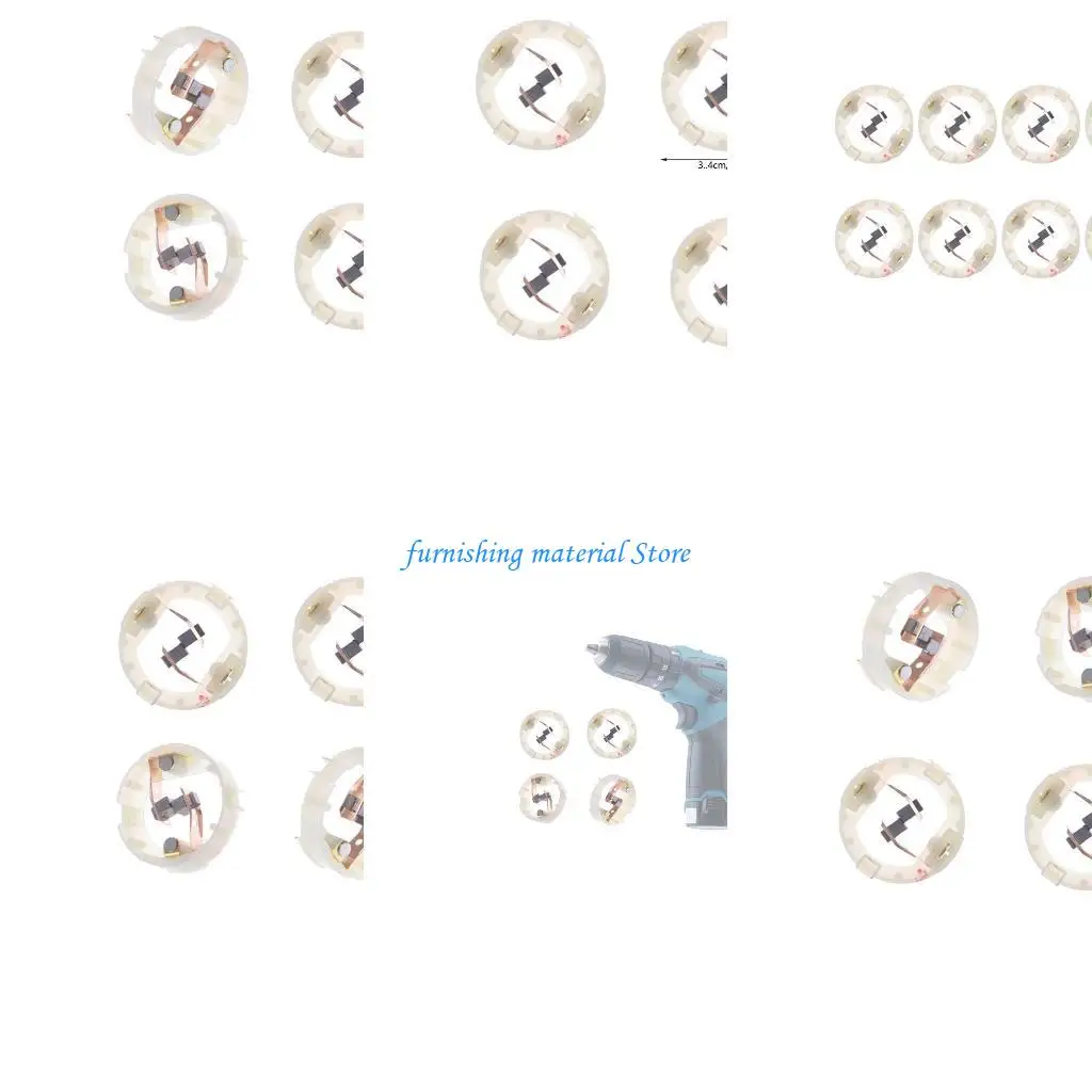 

Y5GD 8Pcs Carbon Brush Holder Motor Carbon Brush Carbon Brushes Electric Drill For RS550 Replacement Practical Brush Holder