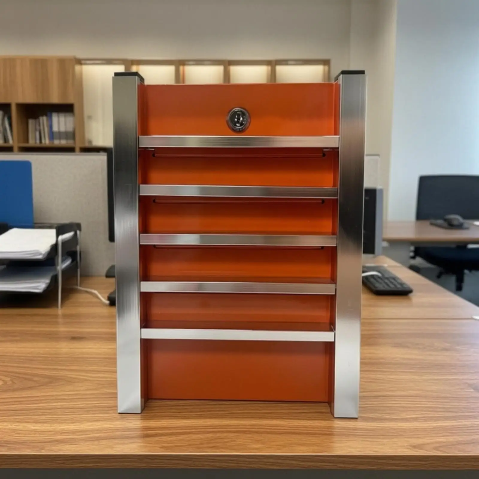 Metal Currency Bank Small Lockable Currency Bank Sturdy for Office, Kids, Adults