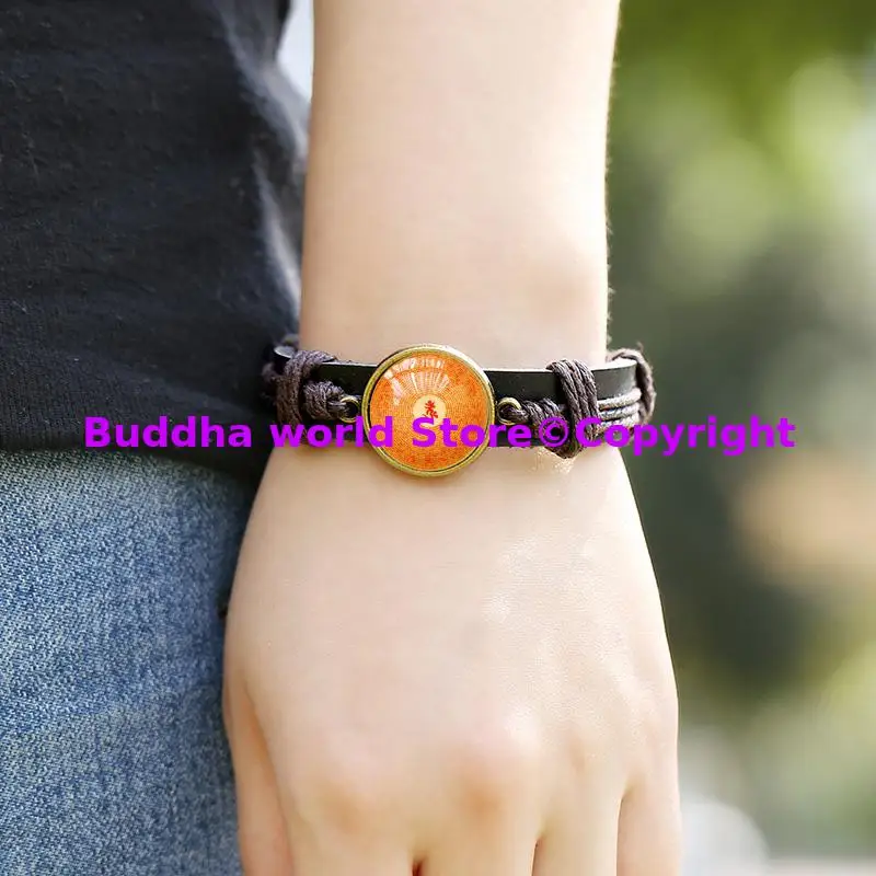 GOOD Protective bracelet talisman Asia Thailand Tibet efficacious kill demons disasters Amulet Dharani Shurangama Mantra Buddha