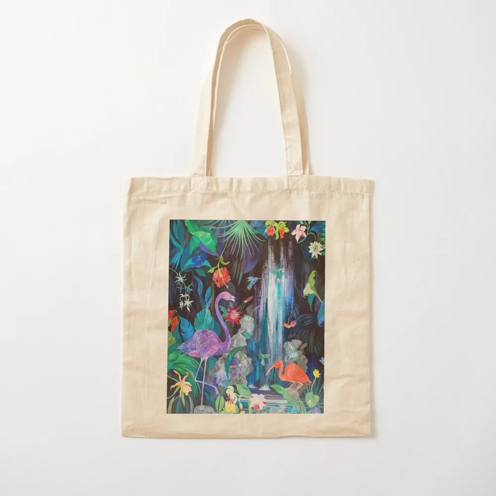 Tropical Haven Tote Bag Portable shopping bag cute tote bag tote bags aesthetic