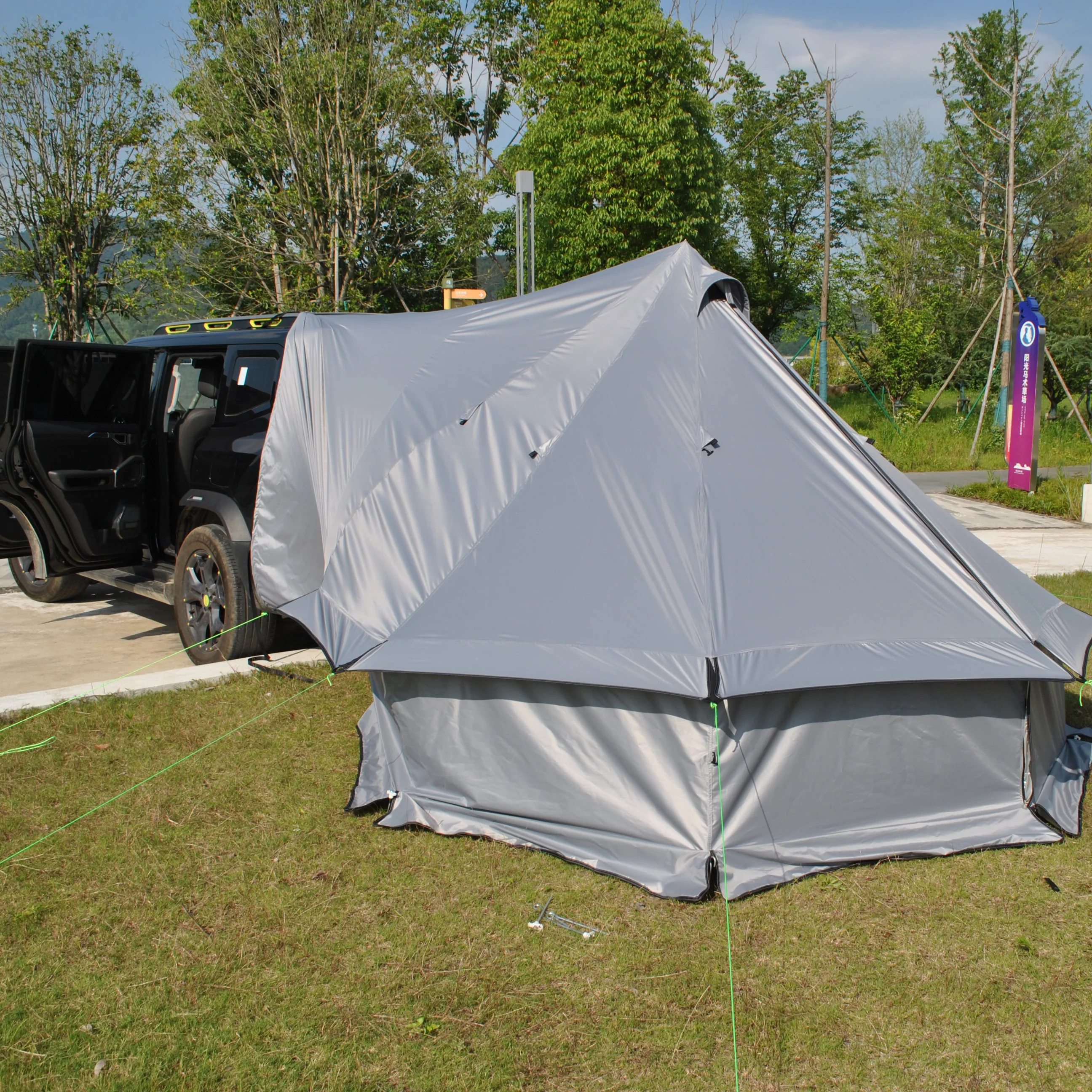 

Hatchback Tent,Car Rear Yurt Tent, 4 Person Car Rear Teepee Tent,with Stove Jack Mongolian Tent,Car Rear Tent,4 Season Car Tent