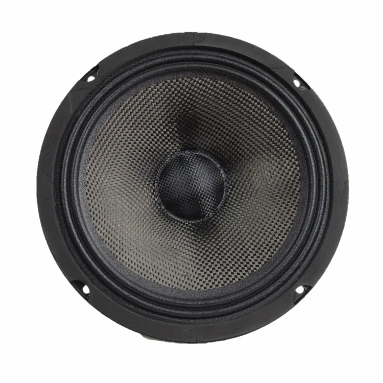 Factory Carbon Fiber 8 Inch 4ohm/8ohm RMS 40W 90DB 25-core FullRange Speaker 100mm Ferrite magnet Midrange Speaker(1pcs speaker)
