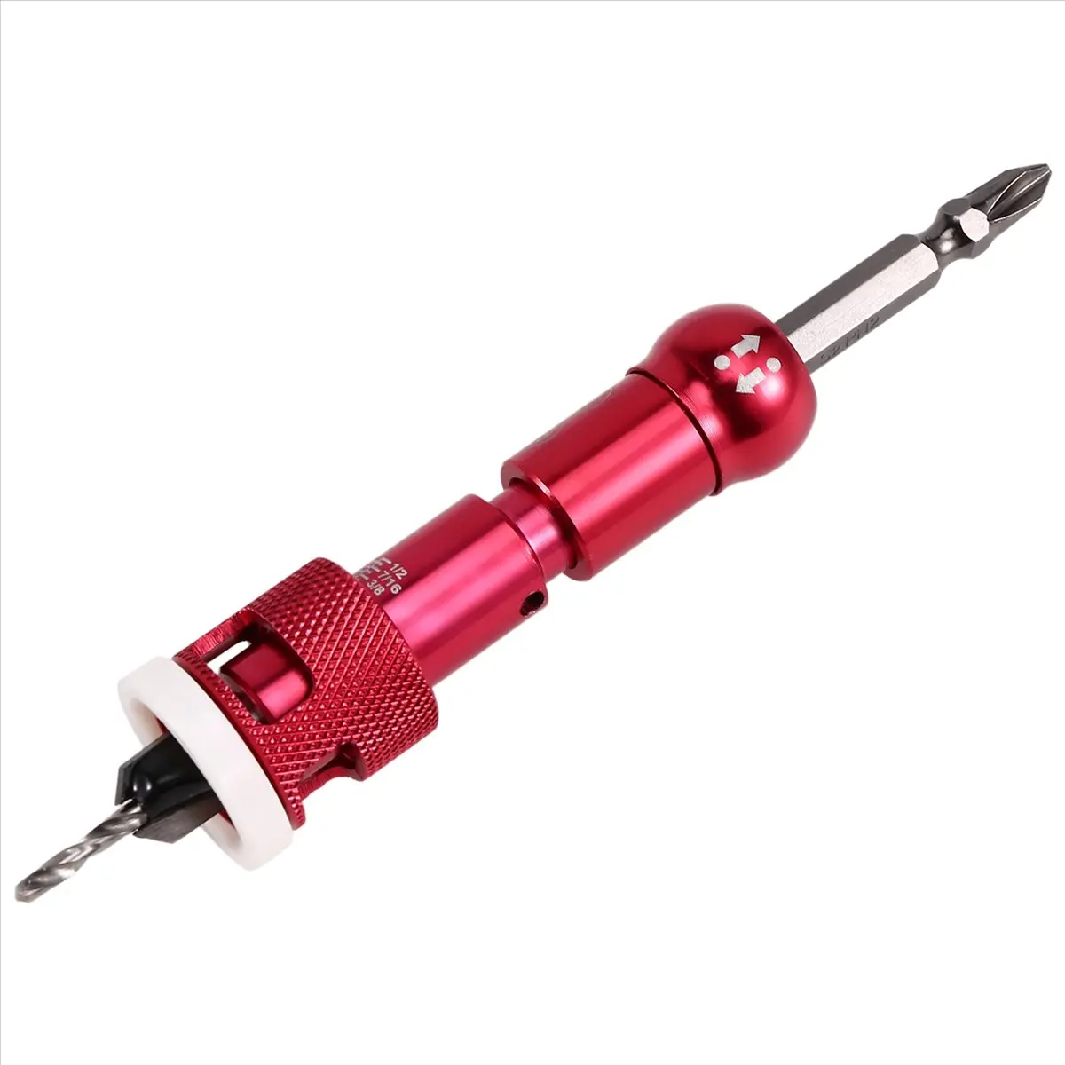 X16A Hot For Drill Presses Low Friction Depth Stop Drill Bits Carbide Tipped Countersink Drill Bits for Precise Countersinking A