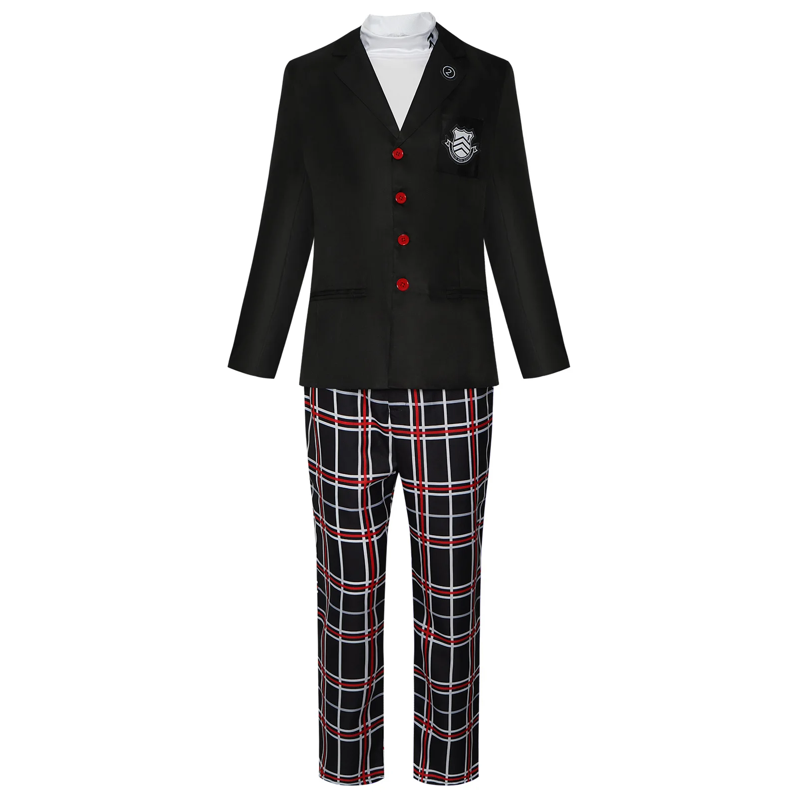 Games P5 Cosplay Costume Kasumi Yoshizawa Amamiya Ren Anne Takamaki Uniform Short Skirt Suits for Women Men Halloween Costumes - Image 3