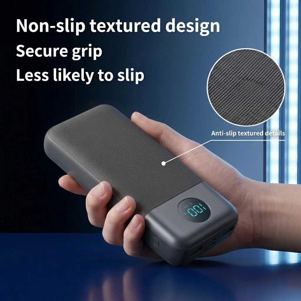 20000mAh Power Bank 18W PD Fast Charging Portable Charger with 3 USB C Ports High Capacity External Battery Pack for iPhone 16/15/14/13 pro Max iPad Mac Samsung Galaxy