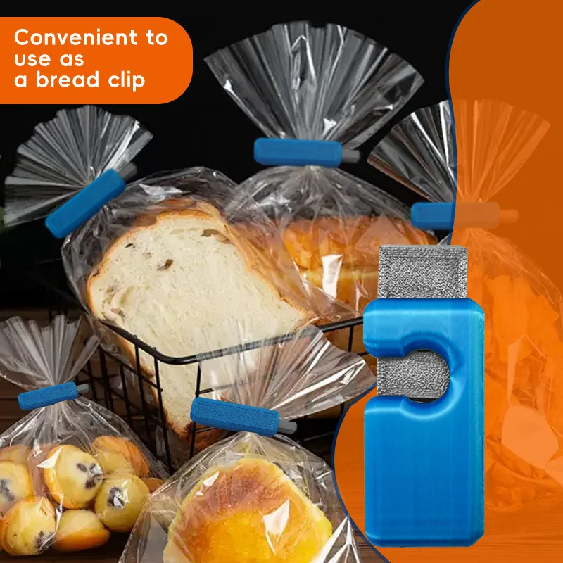 New plastic bread clip food sealing clip kitchen food safety moisture-proof clips small and convenient style spot label
