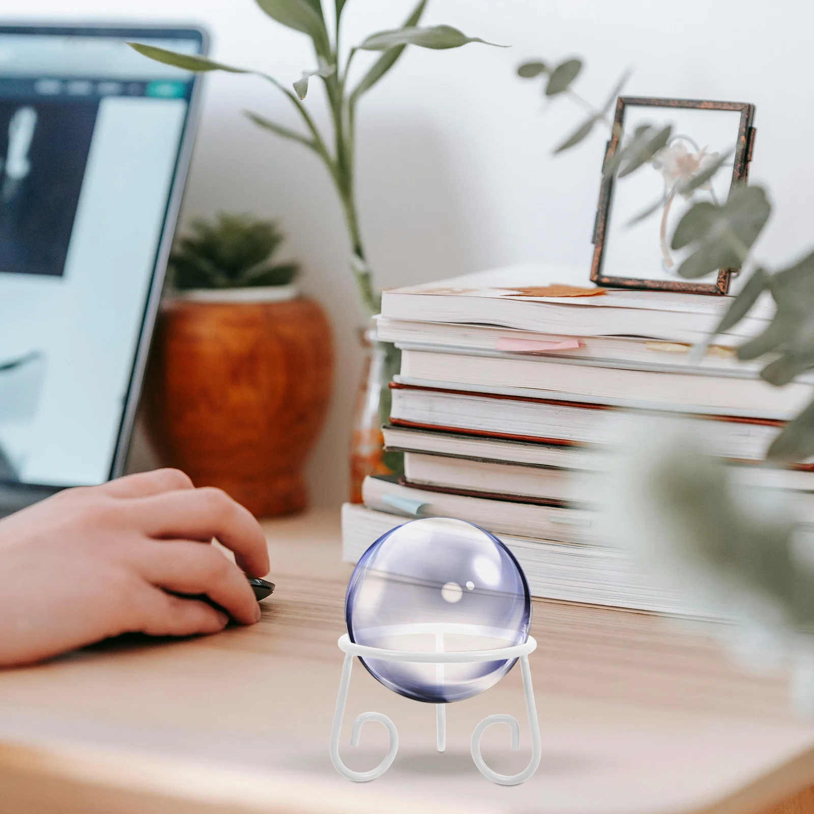 

Garden Ball Display Stand Sturdy Gazing Globe Holder For Crystal Balls Outdoor Yard Decor Sphere Base Garden Ornament