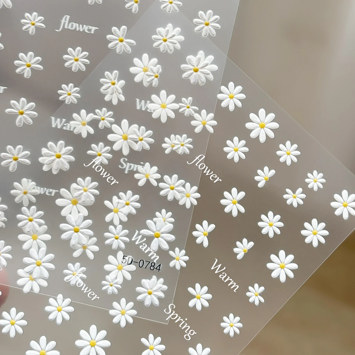 1 Stück 5D Geprägte Sommer-Gän – Nail Art Simple Elegant Bewertung und Preis