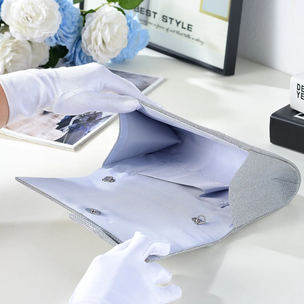 Doce bowknot noite bolsa de embreagem para mulheres formal bolsa jantar saco de embreagem noite para casamento nupcial festa banquete