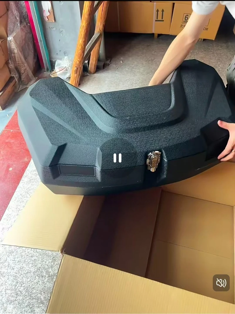 55L Rear Cargo Storage Box, Modified Vehicle Toolbox Tailgate Trunk for Four‑Wheel Beach Cart