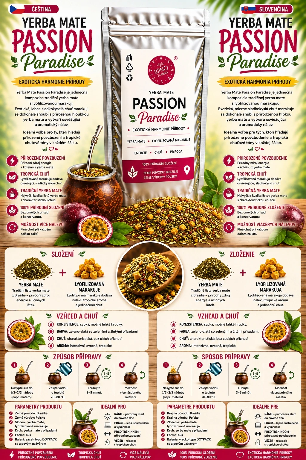 Afbeelding 6: Yerba Mate met Maracuja-500g Passion Paradise
