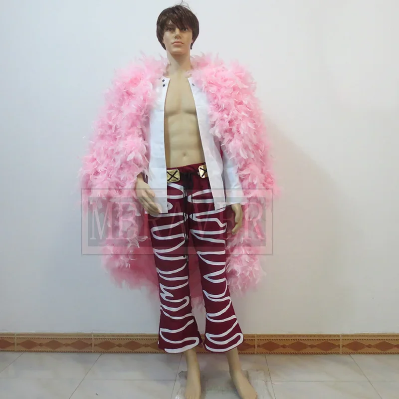 Joker Donquixote Doflamingo Cosplay Costume Party Christmas Halloween Custom Made any Size