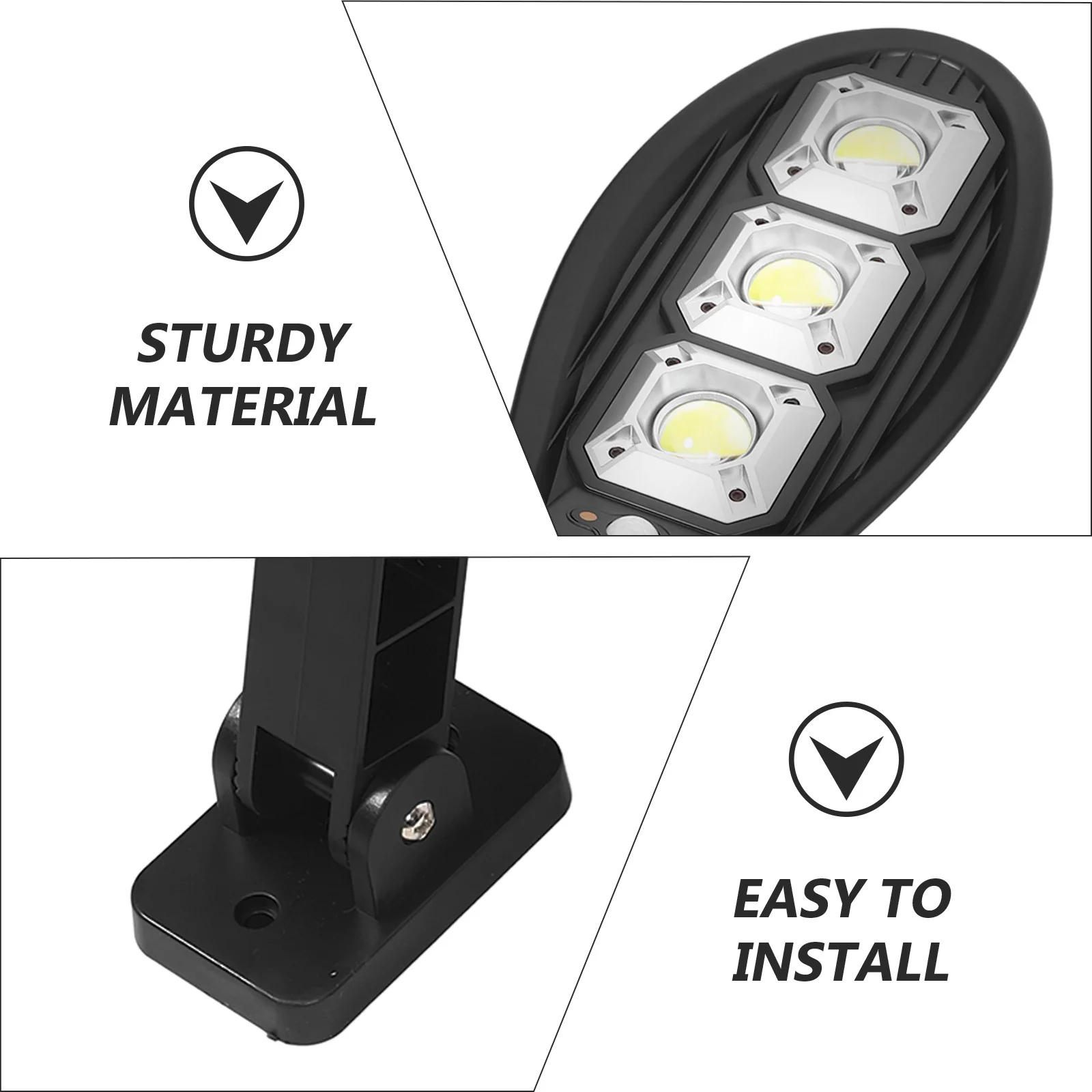 

Solar Powered LED Wall Light Outdoor Solar Street Light Sensor Security Lamp for Garden Yard Patio Outdoor Wall Lights