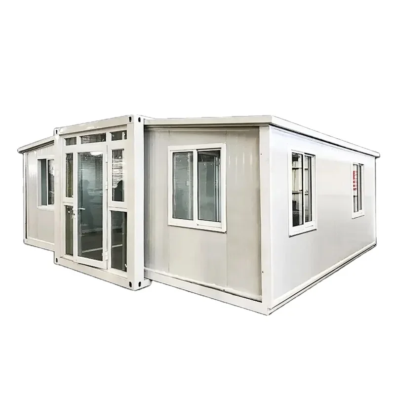 Double Wing Folding House 20 Ft 40  Extensible Expandable Prefabricated Mobile Houses Customization Luxury Tiny Home 30FT