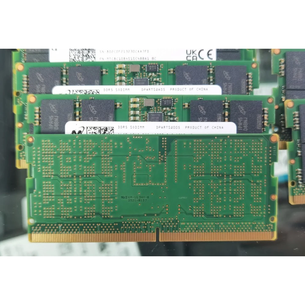 memoria ram para laptop mtc8c1084s1sc48ba1 ram 16gb 16g 1rx8 pc54800b ddr5 4800 pcs 01