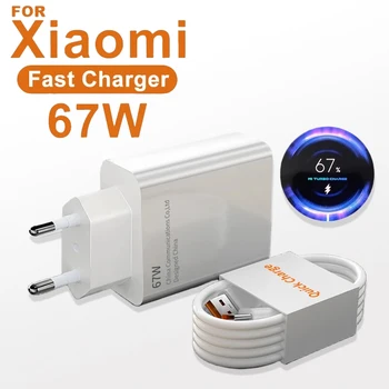 67W süper hızlı şarj güç adaptörü 6A USB tip-c kablo desteği ile iPhone 15 için hızlı verimli şarj Xiaomi Samsung Huawei