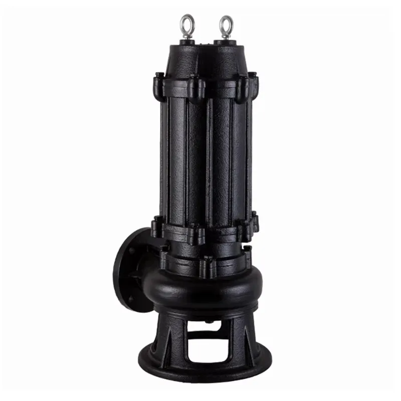 High Haed and Large Flow Sewage Grinder Pumps Non Clog Sewage Septic Pump Basement Submersible Sewage Pump for Domestic Use