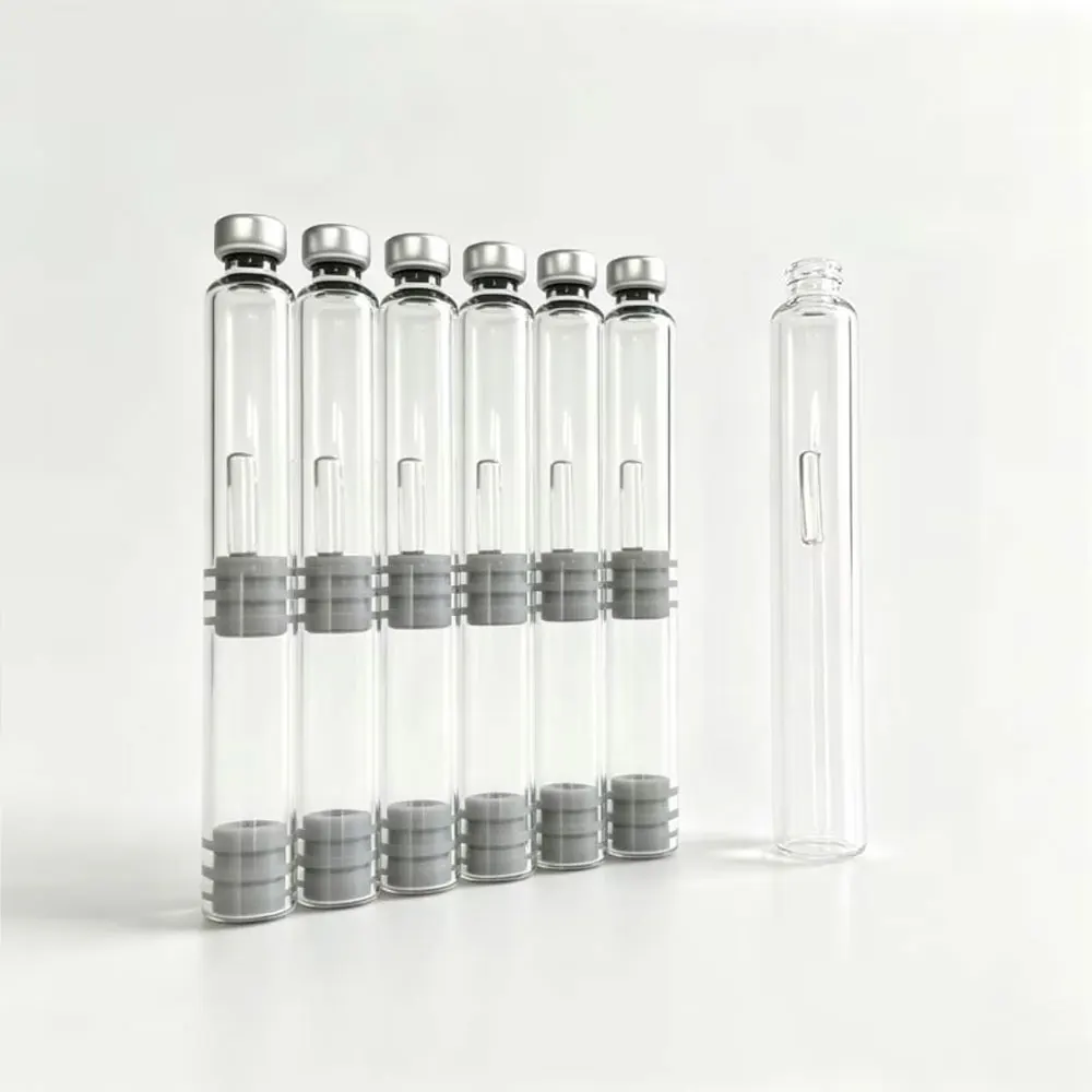 10-100Pcs Sterile Dual Chamber Ink Cartridge Bottle 4ml Borosilicate Magic Pen Refill Meidiao Consumables Empty Bottle