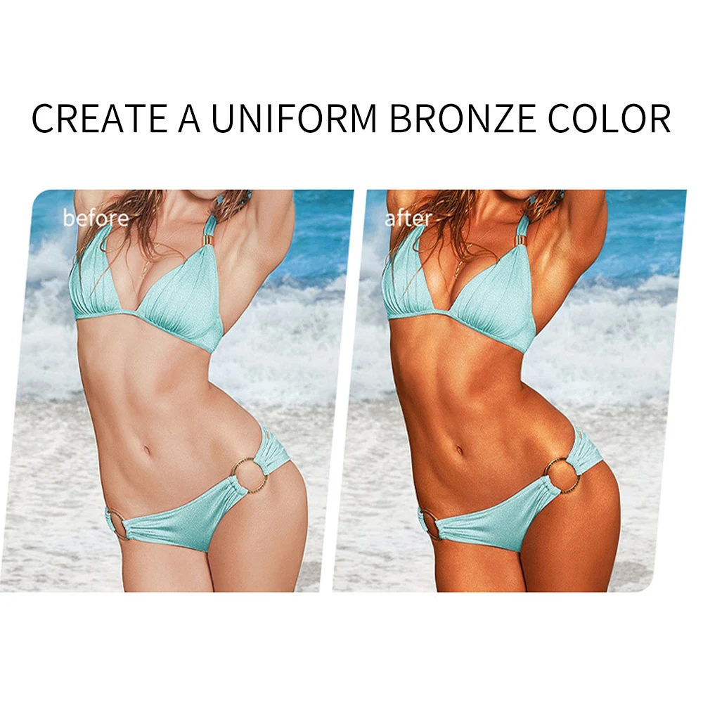 2.7fl.oz Watermelon Tanning Cream Self-tanning Waterproof Long-lasting Beach Sunbathing Creates Charming Bronze Skin