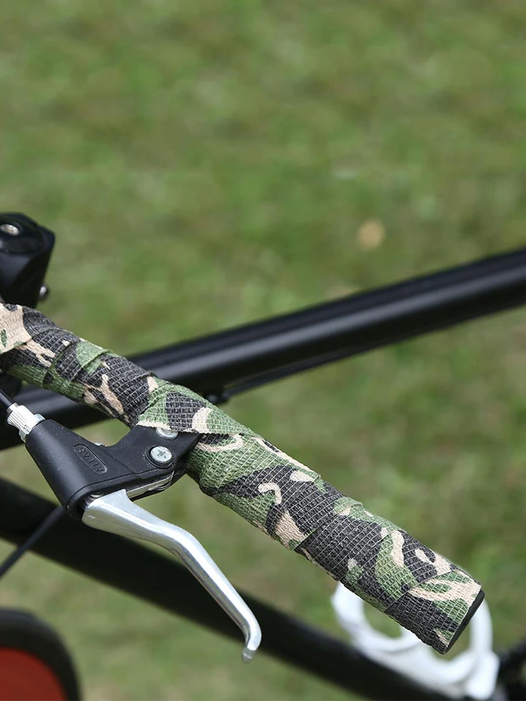 AliExpress VKTECH 1 Roll 5x450cm Self-adhesive Elastic Camouflage Bandage Bicycle Binoculars Flashlight Disguise Wrap Elbow Sticker