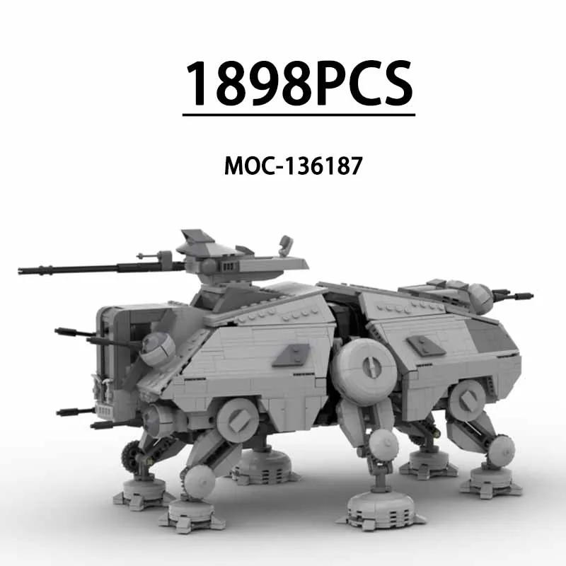 

MOC-136187 Модель войны робота, классический военный автомобиль 1898, строительные блоки, игрушка, детский подарок на день рождения, рождественский подарок