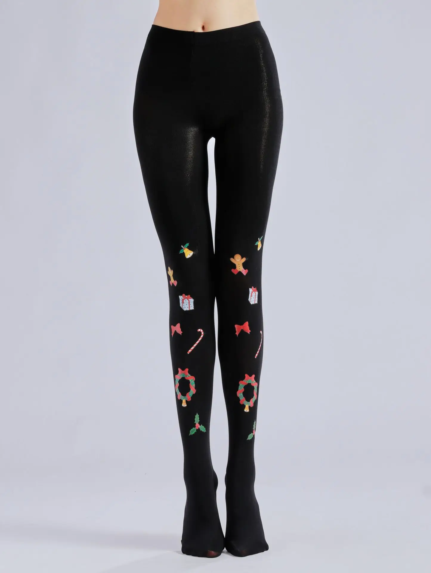 Meia-calça Fun Print com Gift Box, Padrão Seção Borboleta, Sweet Base Socks