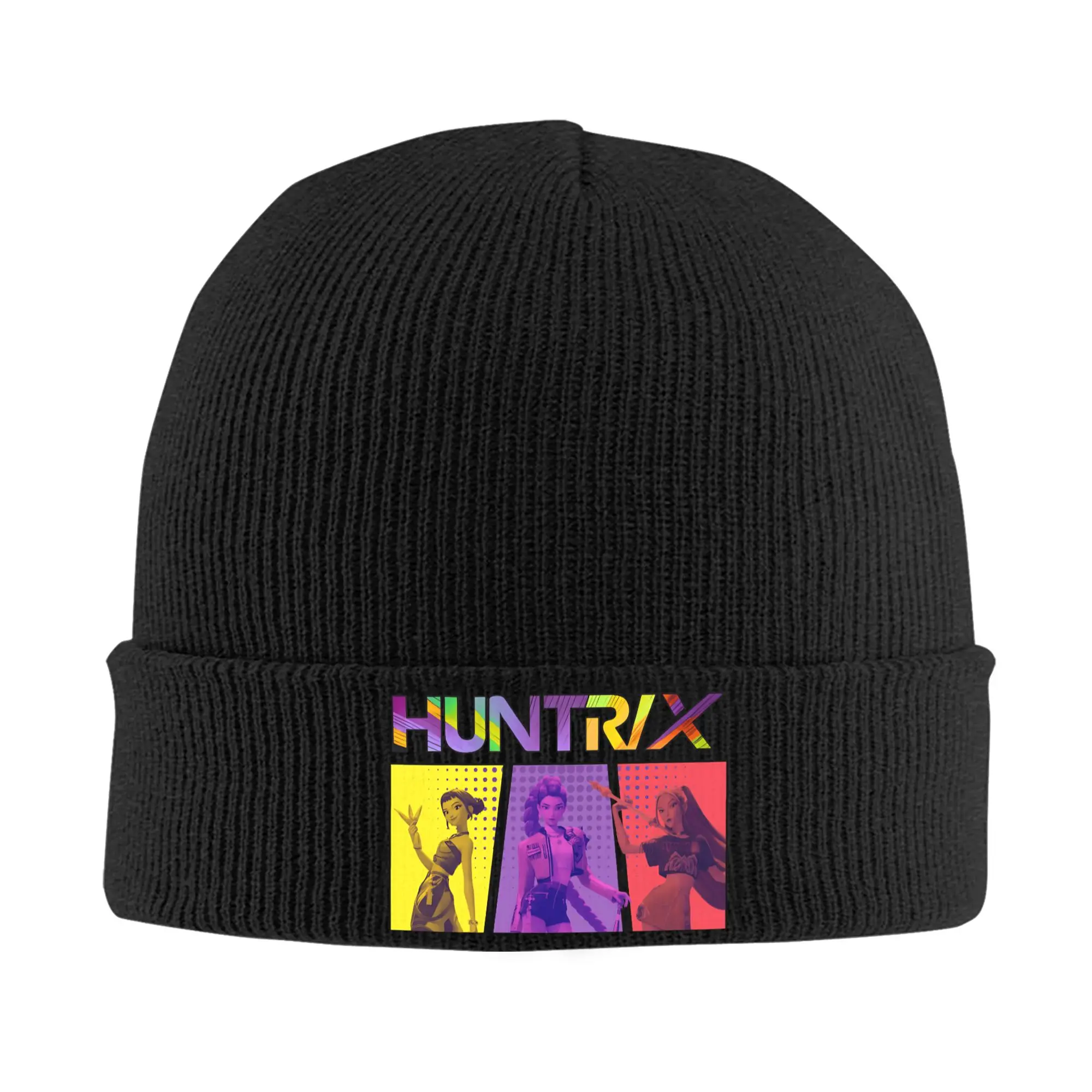 

Demon Hunter Squad Bonnet Hats Beanie Hats Spring Custom Knitted Hat Street Y2K Unisex Adult Kpop Warm Cap