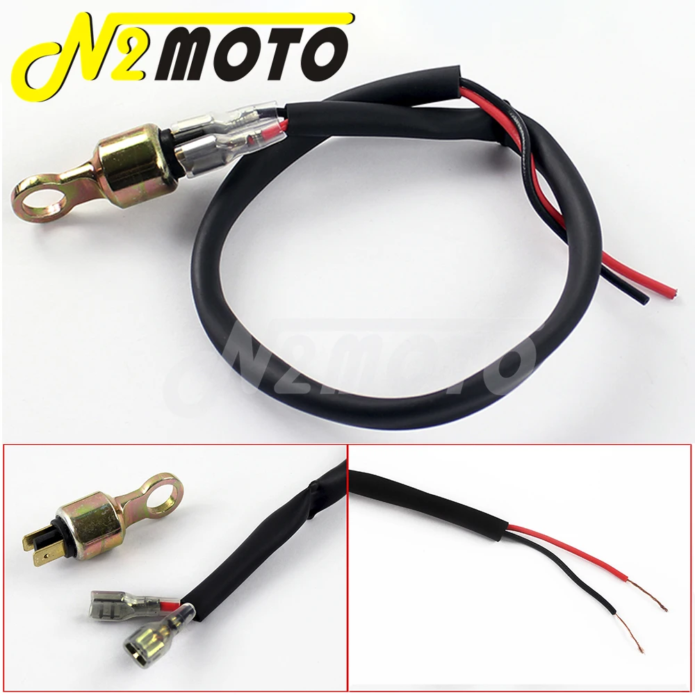 Nissin Hoofdremcilinder Fiets 45Cm Motorfiets Achterset Hydraulische Druk Remlicht Schakelaar Voor Kawasaki Suzuki Honda Yamaha