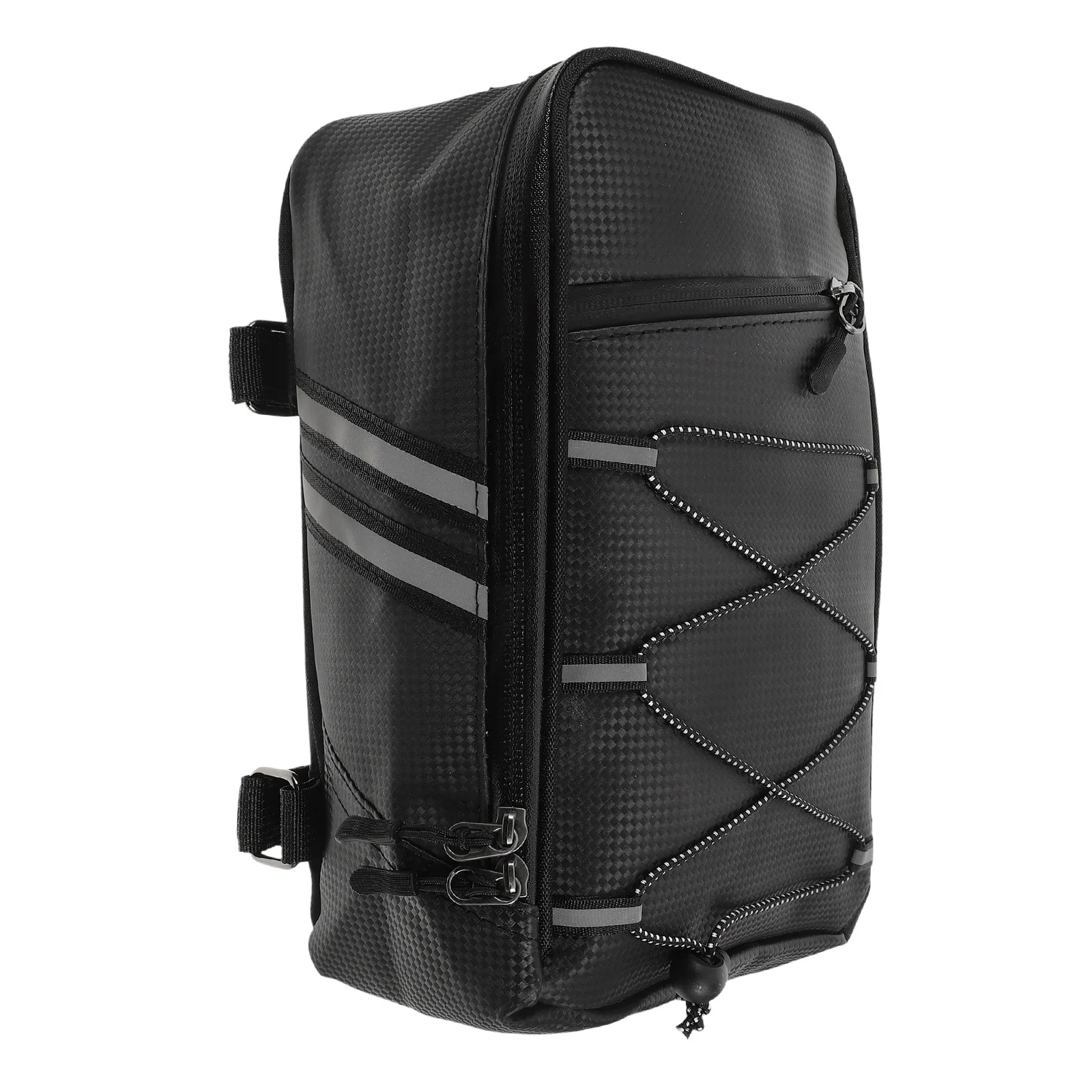 Bike Back Seat Bag Waterproof Tail Bag Durable PU for Safe Storage of Phone and Other Items Touring Travel
