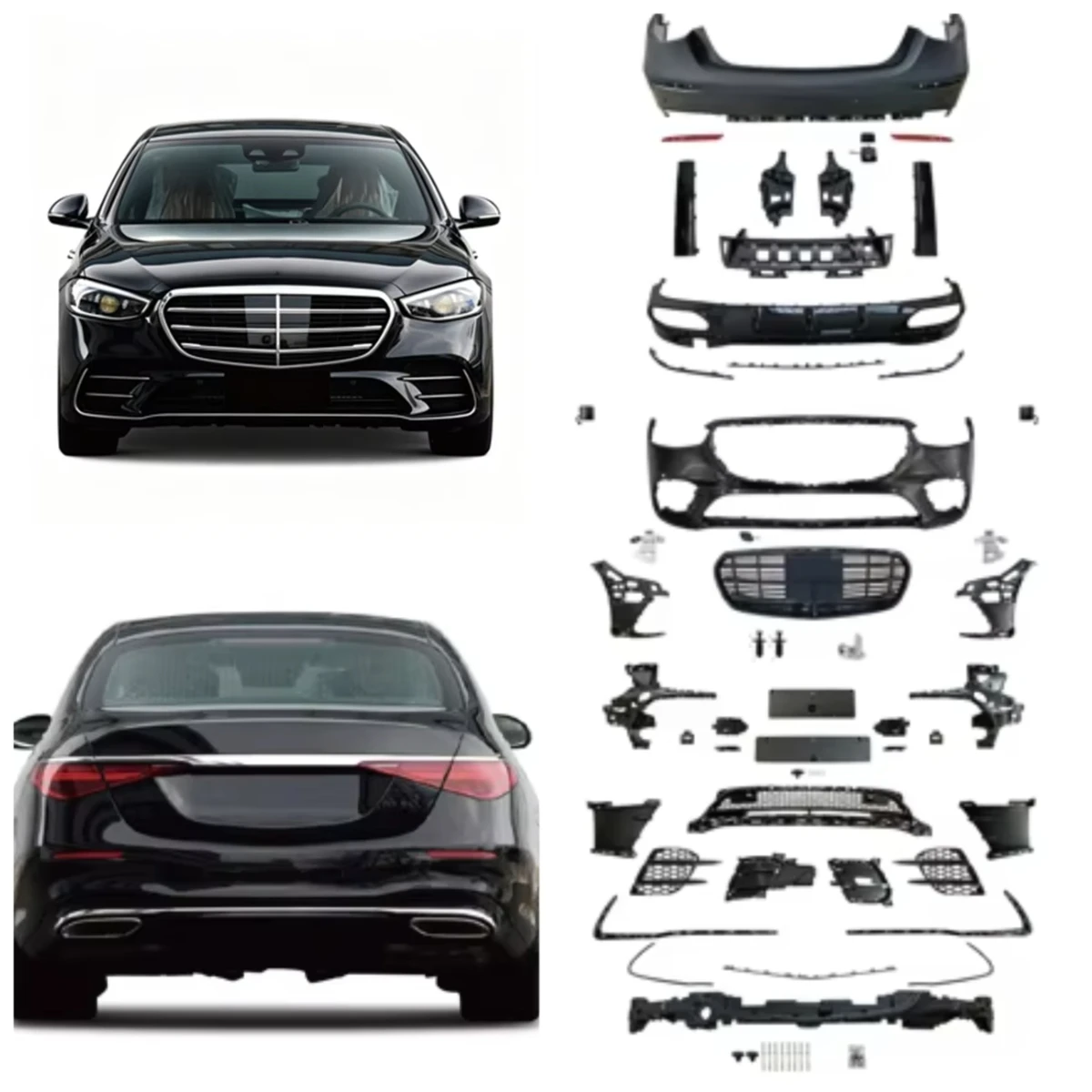 Car Body Kit for Mercedes S CLASS W223 AMG BODY KIT Front and Rear Bumper Perfect Fitment Customization Available Best Selling